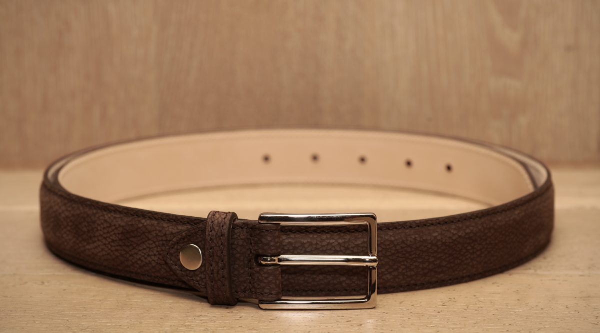 ceinture taurillon nubuck – Image 7