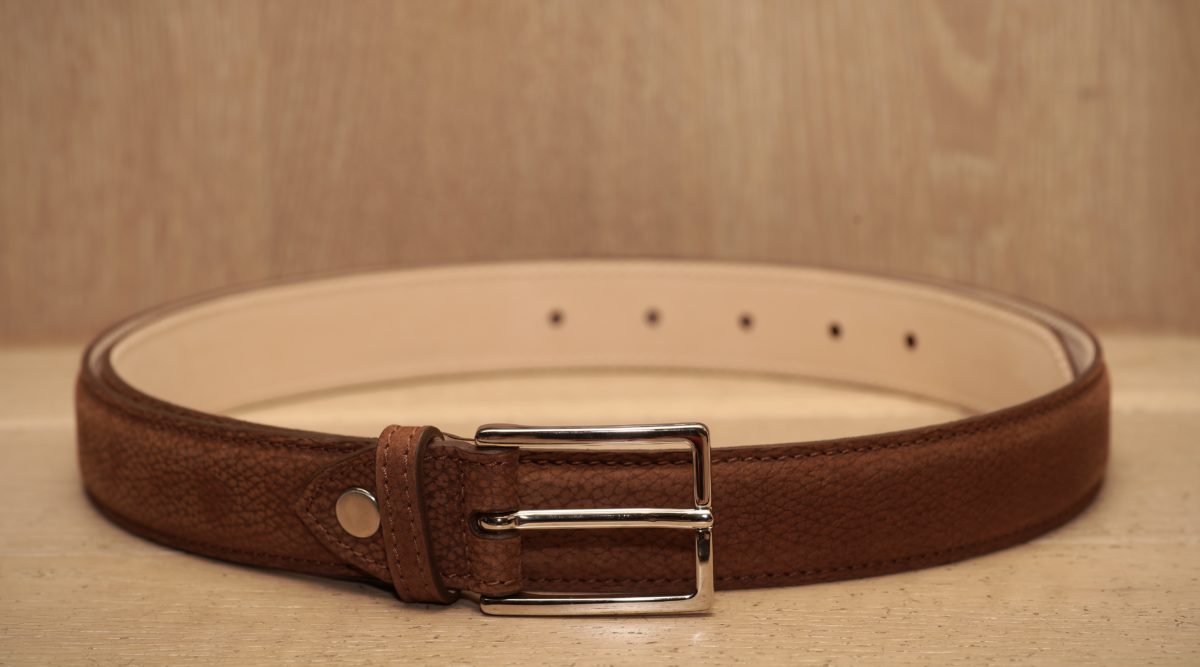 ceinture taurillon nubuck – Image 6