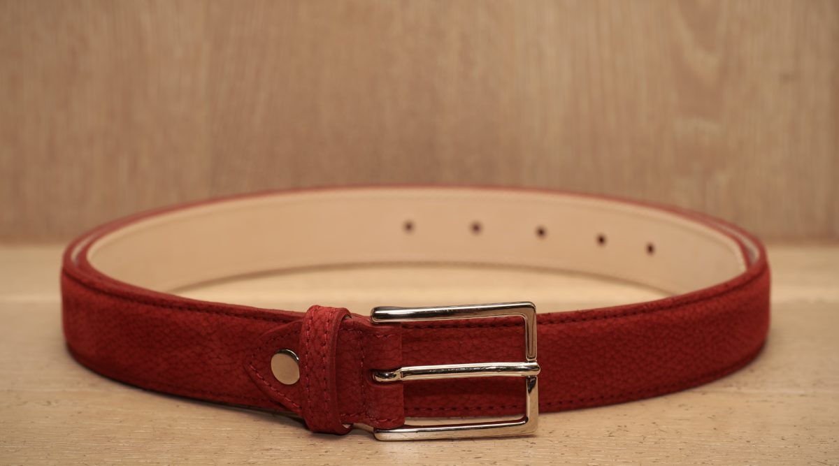 ceinture taurillon nubuck – Image 4