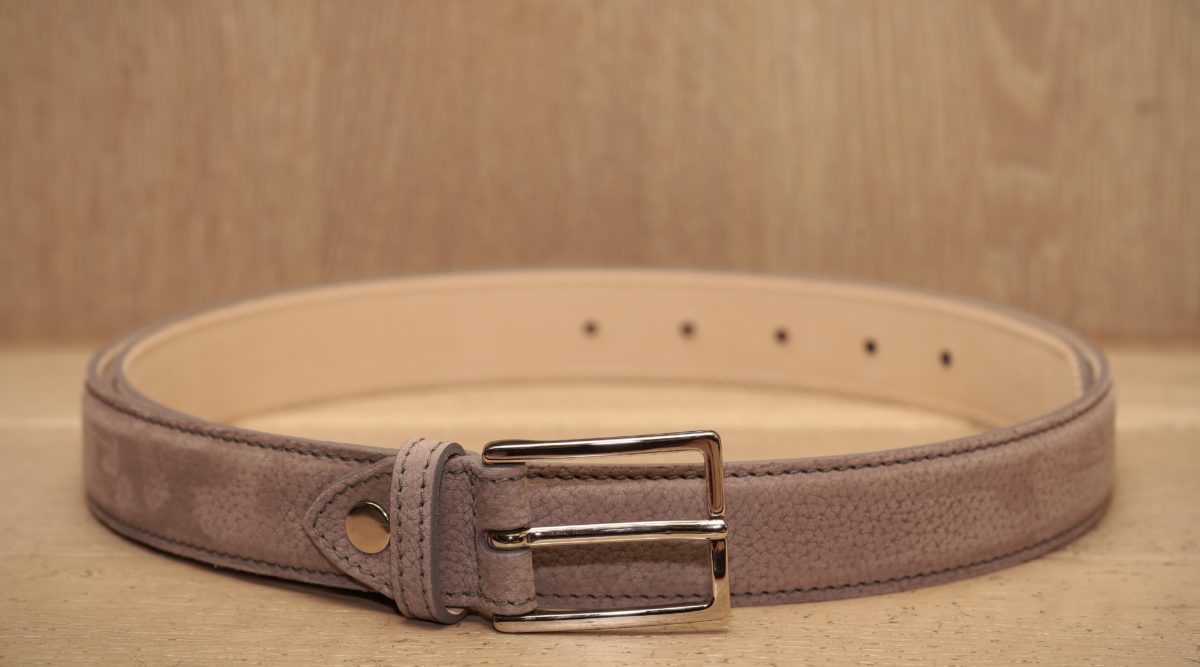ceinture taurillon nubuck – Image 3