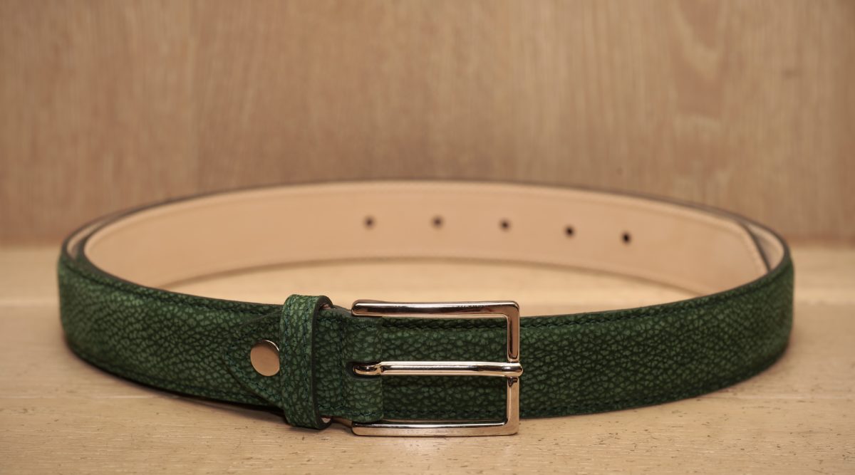 ceinture taurillon nubuck – Image 2